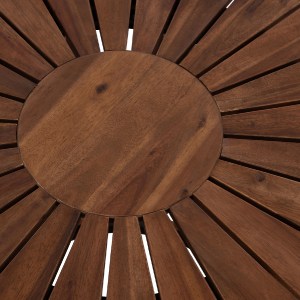 74426 ΤΡΑΠΕΖΙ ΤΡΑΠΕΖΑΡΙΑΣ ΕΞ.ΧΩΡΟΥ CRISTOBAL HM6234 ΞΥΛΟ ΑΚΑΚΙΑΣ-ΜΕΤΑΛΛΟ Φ120x76Υεκ