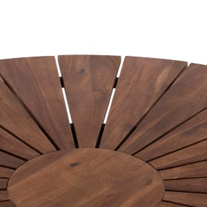 74426 ΤΡΑΠΕΖΙ ΤΡΑΠΕΖΑΡΙΑΣ ΕΞ.ΧΩΡΟΥ CRISTOBAL HM6234 ΞΥΛΟ ΑΚΑΚΙΑΣ-ΜΕΤΑΛΛΟ Φ120x76Υεκ