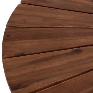 74426 ΤΡΑΠΕΖΙ ΤΡΑΠΕΖΑΡΙΑΣ ΕΞ.ΧΩΡΟΥ CRISTOBAL HM6234 ΞΥΛΟ ΑΚΑΚΙΑΣ-ΜΕΤΑΛΛΟ Φ120x76Υεκ