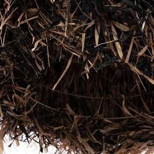 74429 ΦΩΤΙΣΤΙΚΟ ΟΡΟΦΗΣ ORDEM HM4716 ΚΑΠΕΛΟ ΙΝΕΣ SISAL & ΜΠΑΝΑΝΑΣ-ΜΑΥΡΟ & ΦΥΣΙΚΟ Φ60x50Υεκ