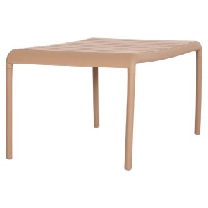 74449 ΤΡΑΠΕΖΙ ΕΞΩΤΕΡΙΚΟΥ ΧΩΡΟΥ ΧΑΜΗΛΟ KORVER HM6334.04 ΠΟΛΥΠΡΟΠΥΛΕΝΙΟ ΚΑΠΟΥΤΣΙΝΟ 100x60x46Υεκ