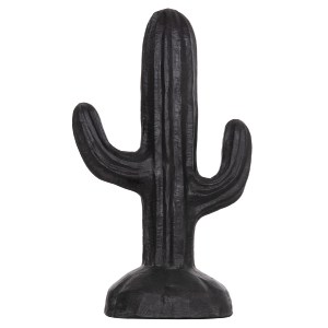 74450 ΔΙΑΚΟΣΜΗΤΙΚΟΣ ΚΑΚΤΟΣ ΔΑΠΕΔΟΥ CACTUS HM4386.01S ΓΥΨΟΣ ΣΕ ΜΑΥΡΟ 42x30x74Υεκ.