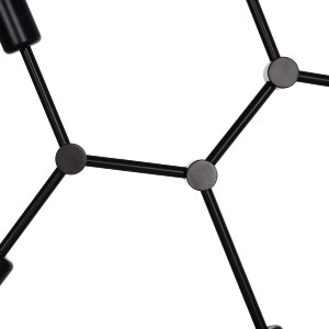 74476 ΦΩΤΙΣΤΙΚΟ ΟΡΟΦΗΣ 4-ΦΩΤΟ LIGHTY HM7405.11 ΜΕΤΑΛΛΟ ΣΕ ΜΑΥΡΟ 57x5x52Υεκ.