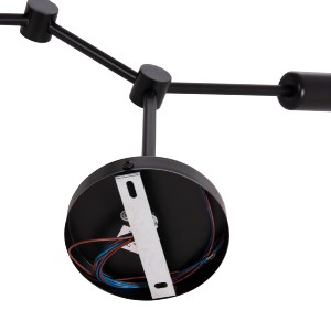 74476 ΦΩΤΙΣΤΙΚΟ ΟΡΟΦΗΣ 4-ΦΩΤΟ LIGHTY HM7405.11 ΜΕΤΑΛΛΟ ΣΕ ΜΑΥΡΟ 57x5x52Υεκ.