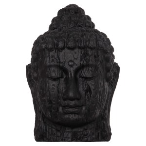 74491 ΔΙΑΚΟΣΜΗΤΙΚΟ ΔΑΠΕΔΟΥ XXL ΚΕΦΑΛΙ ΒΟΥΔΑ HM4385.01 ΓΥΨΟΣ ΣΕ ΜΑΥΡΟ 90x90x100Υεκ.