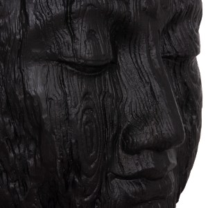 74491 ΔΙΑΚΟΣΜΗΤΙΚΟ ΔΑΠΕΔΟΥ XXL ΚΕΦΑΛΙ ΒΟΥΔΑ HM4385.01 ΓΥΨΟΣ ΣΕ ΜΑΥΡΟ 90x90x100Υεκ.