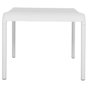 74517 ΤΡΑΠΕΖΙ ΣΑΛΟΝΙΟΥ ΕΞΩΤΕΡΙΚΟΥ ΧΩΡΟΥ ΧΑΜΗΛΟ KORVER HM6334.01 ΠΟΛΥΠΡΟΠΥΛΕΝΙΟ ΛΕΥΚΟ 100x60x46Υεκ