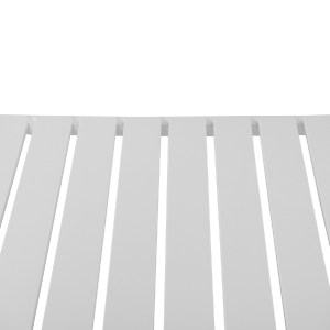 74517 ΤΡΑΠΕΖΙ ΣΑΛΟΝΙΟΥ ΕΞΩΤΕΡΙΚΟΥ ΧΩΡΟΥ ΧΑΜΗΛΟ KORVER HM6334.01 ΠΟΛΥΠΡΟΠΥΛΕΝΙΟ ΛΕΥΚΟ 100x60x46Υεκ