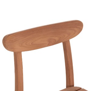 74522 ΚΑΡΕΚΛΑ ΤΡΑΠΕΖΑΡΙΑΣ ΕΞ.ΧΩΡΟΥ ROBBIE HM18115 ΞΥΛΟ TEAK--ΦΥΣΙΚΟ 48x51x82Υεκ.
