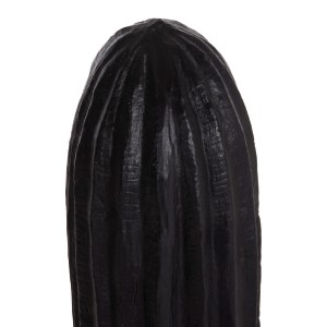 74524 ΔΙΑΚΟΣΜΗΤΙΚΟΣ ΚΑΚΤΟΣ ΔΑΠΕΔΟΥ CACTUS HM4386.01L ΓΥΨΟΣ ΣΕ ΜΑΥΡΟ 63x37x150Υεκ.