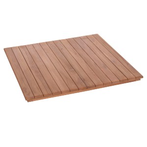 74547 ΕΠΙΦΑΝΕΙΑ ΤΡΑΠΕΖΙΟΥ ΤΕΤΡΑΓΩΝΗ HM18136 ΞΥΛΟ TEAK--ΦΥΣΙΚΟ 70x70x4(πάχος)εκ.