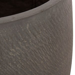 74556 ΣΕΤ 4ΤΜΧ ΓΛΑΣΤΡΕΣ ΣΤΡΟΓΓΥΛΕΣ GARDENER HM4726 FIBERCLAY ΓΚΡΙΖΟΠΡΑΣΙΝΟ Φ52x55Υεκ