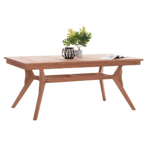74565 ΤΡΑΠΕΖΙ ΤΡΑΠΕΖΑΡΙΑΣ WONDER HM18116 ΞΥΛΟ TEAK--ΦΥΣΙΚΟ 180x91x75Υεκ.