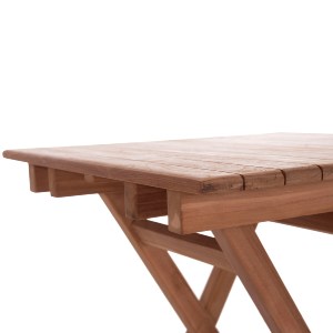 74567 ΤΡΑΠΕΖΙ ΣΚΗΝΟΘΕΤΗ ΤΕΤΡΑΓΩΝΟ HEIDEL HM18121 ΞΥΛΟ TEAK--ΦΥΣΙΚΟ 60x60x75Υεκ.