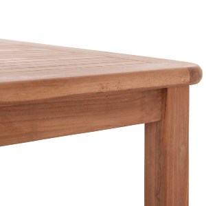 74568 ΤΡΑΠΕΖΙ ΤΕΤΡΑΓΩΝΟ PRESSCOT HM18122 ΞΥΛΟ TEAK--ΦΥΣΙΚΟ 80x80x76Υεκ.
