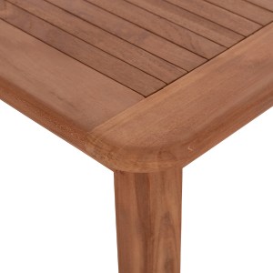 74569 ΤΡΑΠΕΖΙ ΟΡΘΟΓΩΝΙΟ PRESSCOT HM18123 ΞΥΛΟ TEAK--ΦΥΣΙΚΟ 140x80x76Υεκ.