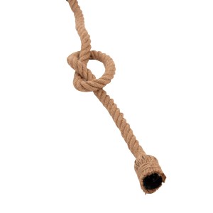 74588 ΦΩΤΙΣΤΙΚΟ ΟΡΟΦΗΣ ΚΡΕΜΑΣΤΟ ΜΕ ΛΑΜΠΤΗΡΑ HM11932.01--ΣΧΟΙΝΙ 1m ΠΑΧΟΥΣ 2cm-ΝΤΟΥΙ Ε27