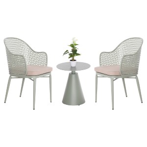 74601 ΣΕΤ LOUNGE 3TMX ΕΞ.ΧΩΡΟΥ OREGO HM21106.06 ΑΛΟΥΜΙΝΙΟ ΣΕ ΦΥΣΤΙΚΙ