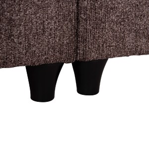 74630 ΚΡEΒΑΤΙ ΔΙΠΛΟ HILDA HM717.02 ΥΦΑΣΜΑ ΜΠΟΥΚΛΕ ΚΑΦΕ--ΓΙΑ ΣΤΡΩΜΑ 160x200εκ.