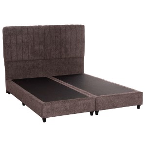 74630 ΚΡEΒΑΤΙ ΔΙΠΛΟ HILDA HM717.02 ΥΦΑΣΜΑ ΜΠΟΥΚΛΕ ΚΑΦΕ--ΓΙΑ ΣΤΡΩΜΑ 160x200εκ.