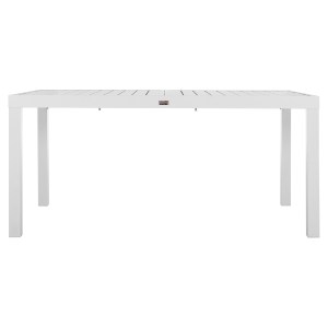 74632 ΤΡΑΠΕΖΙ ΕΠΕΚΤΕΙΝΟΜΕΝΟ KRUM HM6277.01 ΑΛΟΥΜΙΝΙΟ ΛΕΥΚΟ 160-240x90x73Υεκ.