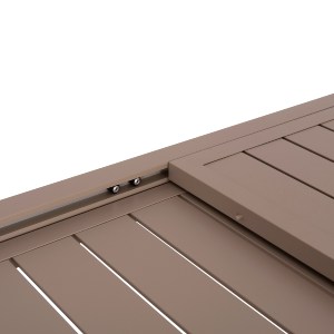 74633 ΤΡΑΠΕΖΙ ΕΠΕΚΤΕΙΝΟΜΕΝΟ KRUM HM6277.04 ΑΛΟΥΜΙΝΙΟ ΚΑΠΟΥΤΣΙΝΟ 160-240x90x73Υεκ.