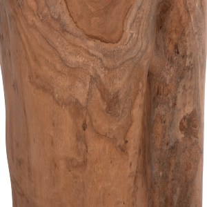 74637 ΒΟΗΘΗΤΙΚΟ ΤΡΑΠΕΖΑΚΙ/ΣΚΑΜΠΟ TRONCO HM9374.21 ΞΥΛΟ TEAK--ΦΥΣΙΚΟ Φ30x45Υεκ.