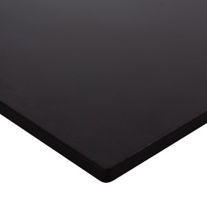 74648 ΕΠΙΦΑΝΕΙΑ ΤΡΑΠΕΖΙΟΥ HPL ΤΕΤΡΑΓΩΝΗ HM5837.21 ΜΑΥΡΟ 60x60εκ.