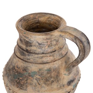 74712 ΔΙΑΚΟΣΜΗΤΙΚΟ ΕΠΙΤΡΑΠΕΖΙΟ ΒΑΖΟ VERMO HM4397 ΤΕΡΑΚΟΤΑ ΣΕ ΚΡΕΜ Φ20x20.5Υεκ.