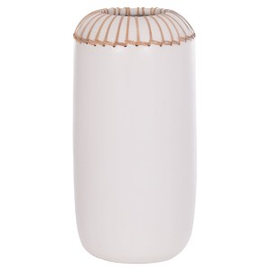 74730 ΕΠΙΤΡΑΠΕΖΙΟ ΔΙΑΚΟΣΜΗΤΙΚΟ ΒΑΖΟ LENNOX HM4675.02S TΕΡΑΚΟΤΑ ΣΕ ΛΕΥΚΟ--Φ18x33Υεκ.