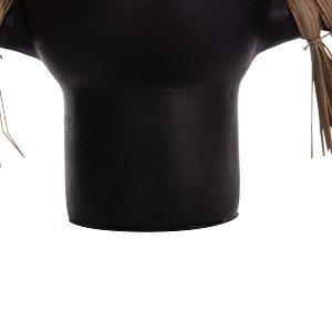 74735 ΕΠΙΤΡΑΠΕΖΙΟ ΔΙΑΚΟΣΜΗΤΙΚΟ ΒΑΖΟ ALICA HM4668.01L ΜΑΥΡΗ ΤΕΡΑΚΟΤΑ & GRASS--64x22x38Υεκ