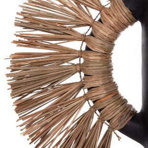 74738 ΕΠΙΤΡΑΠΕΖΙΟ ΔΙΑΚΟΣΜΗΤΙΚΟ ΒΑΖΟ ALICA HM4668.01S ΜΑΥΡΗ ΤΕΡΑΚΟΤΑ & GRASS--55x19x34Υεκ