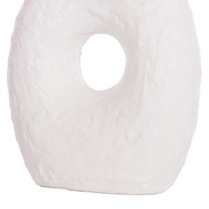 74751 ΕΠΙΤΡΑΠΕΖΙΟ ΔΙΑΚΟΣΜΗΤΙΚΟ ΒΑΖΟ NAMENTIS HM4665.02L ΛΕΥΚΗ ΤΕΡΑΚΟΤΑ--27x13.5x37Υεκ