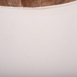 74781 ΔΙΑΚΟΣΜΗΤΙΚΟ ΒΑΖΟ ΔΑΠΕΔΟΥ LINTER HM4662.02S FIBER CEMENT ΛΕΥΚΟ--ΞΥΛΟ ΤΕΑΚ Φ34x60Υεκ.