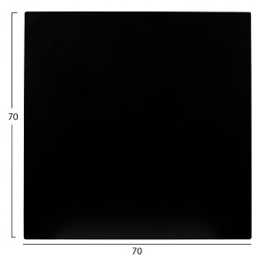 74793 ΕΠΙΦΑΝΕΙΑ ΤΡΑΠΕΖΙΟΥ ΤΕΤΡΑΓΩΝΗ HPL HM5838.21 ΜΑΥΡΗ 70x70εκ