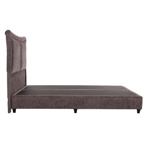 74808 ΚΡEΒΑΤΙ ΔΙΠΛΟ NESTOR HM715.02 ΥΦΑΣΜΑ ΜΠΟΥΚΛΕ ΚΑΦΕ--ΓΙΑ ΣΤΡΩΜΑ 160x200εκ.