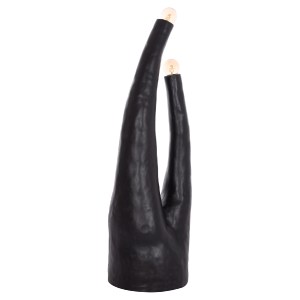 74812 ΔΙΑΚΟΣΜΗΤΙΚΟ ΦΩΤΙΣΤΙΚΟ ΔΑΠΕΔΟΥ TUSKEN HM4702.01 FIBER CEMENT-ΜΑΥΡΟ 50x43x145Υεκ.