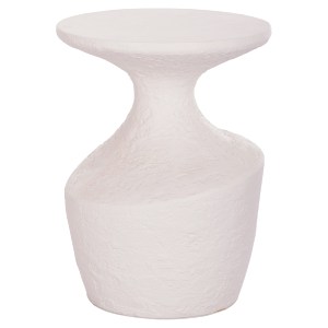 74823 ΤΡΑΠΕΖΙ ΒΟΗΘΗΤΙΚΟ REBON HM18156.02S FIBER CEMENT ΣΕ ΛΕΥΚΟ--Φ27.5x50Υεκ.