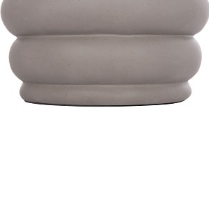 74827 ΣΚΑΜΠΟ PUFFAT HM18172.03 FIBER CEMENT ΓΚΡΙ- ΞΥΛΟ TEAK TOP Φ45x46Υεκ.