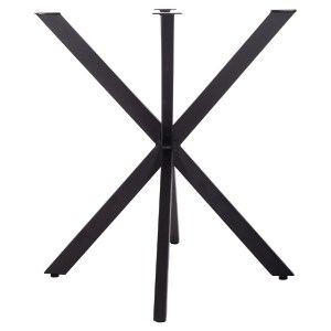 74847 ΒΑΣΗ ΤΡΑΠΕΖΙΟΥ ΜΑΥΡΗ ΜΕΤΑΛΛΙΚΗ ΧΙΑΣΤΙ HM6255 ΓΙΑ ΕΠΙΦΑΝΕΙΑ 120Χ80εκ