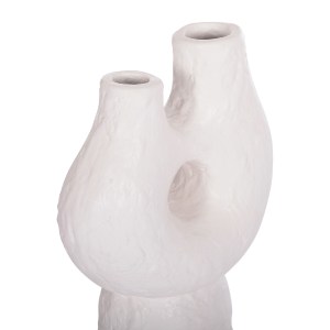 74848 ΣΕΤ 2ΤΜΧ ΕΠΙΤΡΑΠΕΖΙΑ ΔΙΑΚΟΣΜΗΤΙΚΑ ΒΑΖΑ NAMENTIS HM21143.02 ΤΕΡΑΚΟΤΑ ΛΕΥΚΟ & ΒΥΣΣΙΝΙ