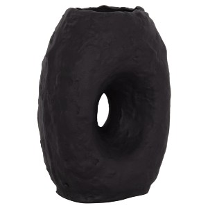 74892 ΕΠΙΤΡΑΠΕΖΙΟ ΔΙΑΚΟΣΜΗΤΙΚΟ ΒΑΖΟ NAMENTIS HM4673.01L ΜΑΥΡΗ ΤΕΡΑΚΟΤΑ--26.5x16x36.5Υεκ