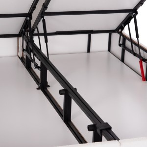 74910 ΚΡEΒΑΤΙ ΜΕ ΑΠΟΘΗΚΕΥΤΙΚΟ ΧΩΡΟ DREAMLET HM716.03 ΛΕΥΚΟ TEDDY ΥΦΑΣΜΑ- ΓΙΑ ΣΤΡΩΜΑ 160x200εκ.