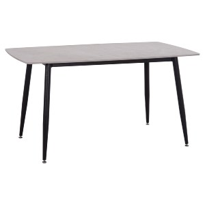 74917 ΤΡΑΠΕΖΙ RAVEN HM18149.13 ΚΕΡΑΜΙΚΟ TOP ΜΕ ΟΨΗ ΓΚΡΙ ΜΑΡΜΑΡΟ 140x80x74Υεκ.