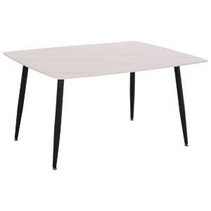 74928 ΤΡΑΠΕΖΙ RAVEN HM18149.01 ΚΕΡΑΜΙΚΟ TOP ΜΕ ΟΨΗ ΛΕΥΚΟ ΜΑΡΜΑΡΟ 140x80x74Υεκ.