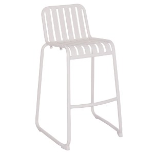 74933 ΣΚΑΜΠΟ ΜΠΑΡ ΑΛΟΥΜΙΝΙΟΥ RACHEL HM6341.02 ΛΕΥΚΟ 47x56,5x98,5Υεκ.