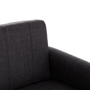 74990 ΚΑΝΑΠΕΣ ΚΡΕΒΑΤΙ ΜΕ ΑΠΟΘ.ΧΩΡΟ TΡΙΘΕΣΙΟΣ NIKKO HM3292.01 ΓΚΡΙ ΥΦΑΣΜΑ 209x76x83Υεκ.