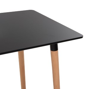 75025 ΣΕΤ ΤΡΑΠΕΖΑΡΙΑΣ 5ΤΜΧ MINIMAL HM21178 MDF TOP ΣΕ ΜΑΥΡΟ-ΣΚΕΛΕΤΟΣ ΣΕ ΦΥΣΙΚΟ ΞΥΛΟΥ