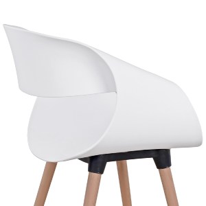 75030 ΣΕΤ ΤΡΑΠΕΖΑΡΙΑΣ 5ΤΜΧ MAGGIE HM21186 MDF TOP & ΠΟΛΥΠΡΟΠΥΛΕΝΙΟ ΣΕ ΛΕΥΚΟ ΧΡΩΜΑ