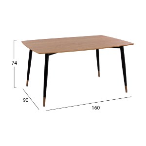 75051 ΣΕΤ ΤΡΑΠΕΖΑΡΙΑΣ 5ΤΜΧ JOLIE HM11198.08 MDF TOP-ΒΕΛΟΥΔΟ ΜΠΛΕ & ΜΕΤΑΛΛΟ ΜΑΥΡΟ